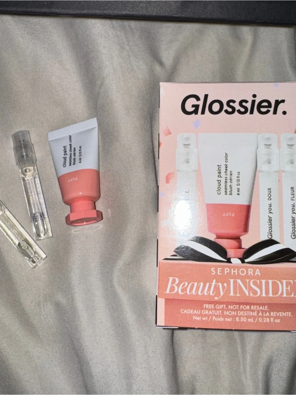 Glossier Beauty Insider Mini Puff Cloud Paint & You Doux & You Fleur Sephora